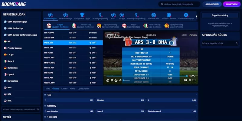 boomerang bet kaszinó TOC 5